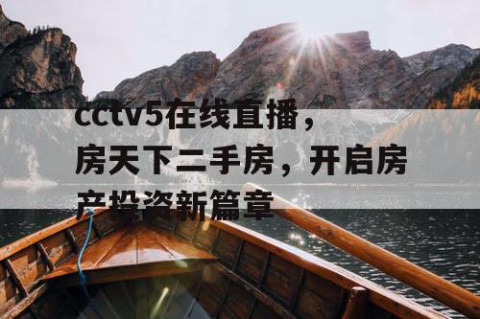 cctv5在线直播，房天下二手房，开启房产投资新篇章