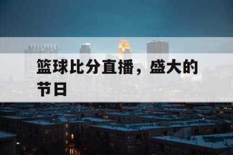 篮球比分直播，盛大的节日