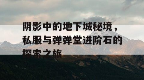 阴影中的地下城秘境，私服与弹弹堂进阶石的探索之旅