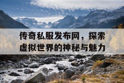 传奇私服发布网,探索虚拟世界的神秘与魅力