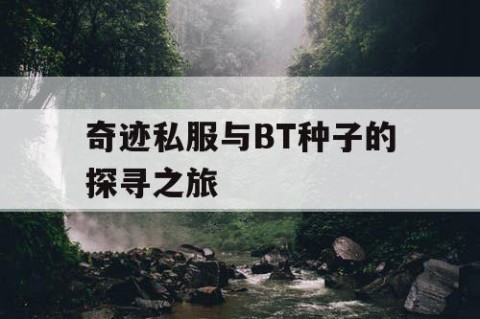 奇迹私服与BT种子的探寻之旅