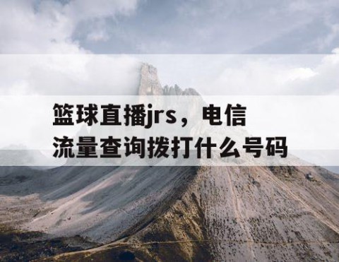 篮球直播jrs，电信流量查询拨打什么号码