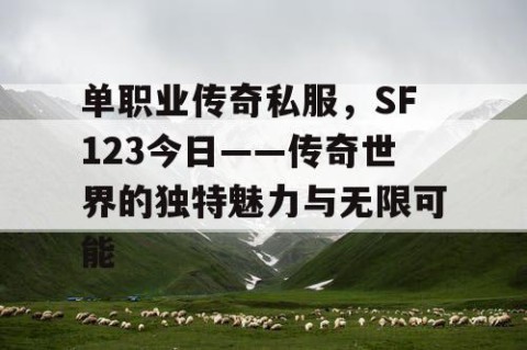 单职业传奇私服,SF123今日——传奇世界的独特魅力与无限可能