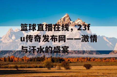 篮球直播在线,23fu传奇发布网——激情与汗水的盛宴