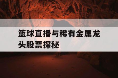 篮球直播与稀有金属龙头股票探秘