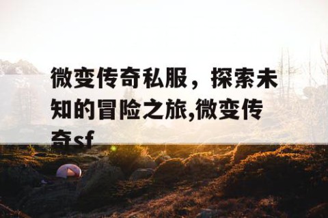 微变传奇私服，探索未知的冒险之旅,微变传奇sf
