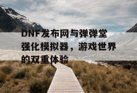 DNF发布网与弹弹堂强化模拟器，游戏世界的双重体验
