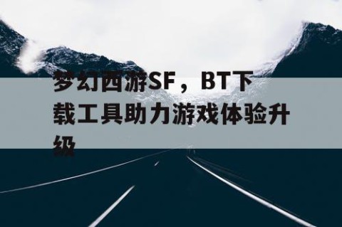 梦幻西游SF，BT下载工具助力游戏体验升级