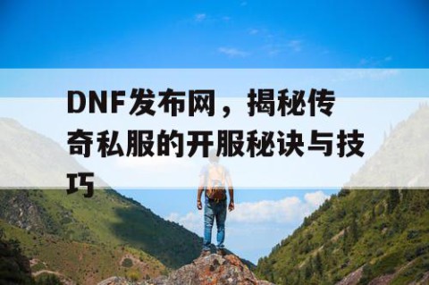 DNF发布网，揭秘传奇私服的开服秘诀与技巧