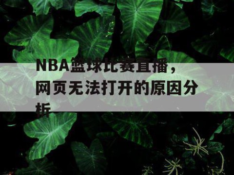 NBA篮球比赛直播，网页无法打开的原因分析