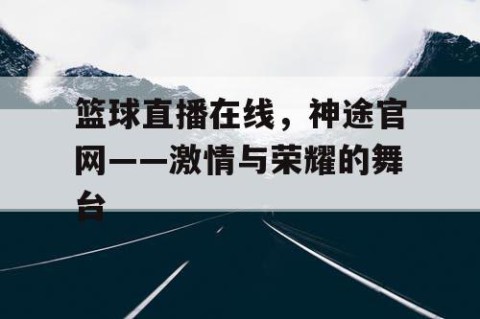 篮球直播在线,神途官网——激情与荣耀的舞台