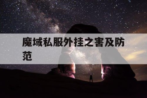 魔域私服外挂之害及防范