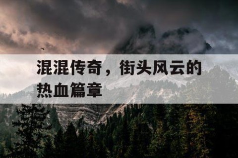 混混传奇，街头风云的热血篇章
