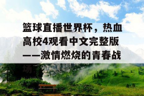 篮球直播世界杯，热血高校4观看中文完整版——激情燃烧的青春战场