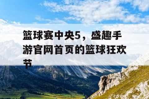 篮球赛中央5，盛趣手游官网首页的篮球狂欢节