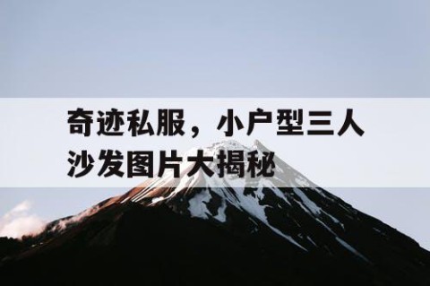 奇迹私服，小户型三人沙发图片大揭秘