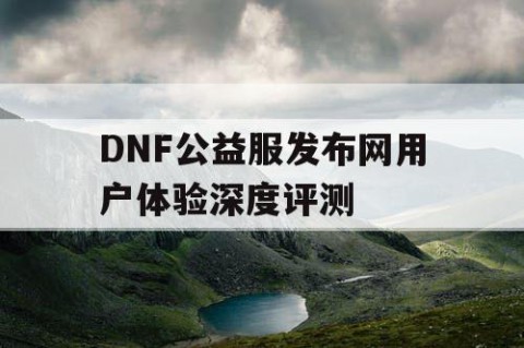 DNF公益服发布网用户体验深度评测