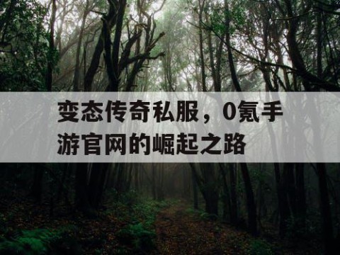 变态传奇私服,0氪手游官网的崛起之路
