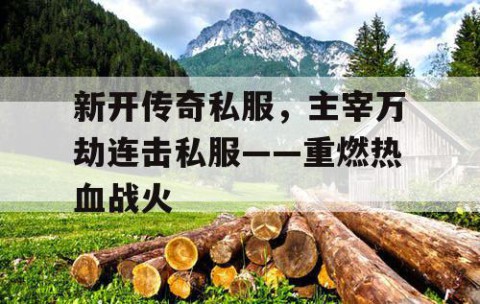 新开传奇私服,主宰万劫连击私服——重燃热血战火