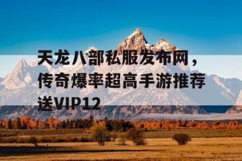 天龙八部私服发布网，传奇爆率超高手游推荐送VIP12