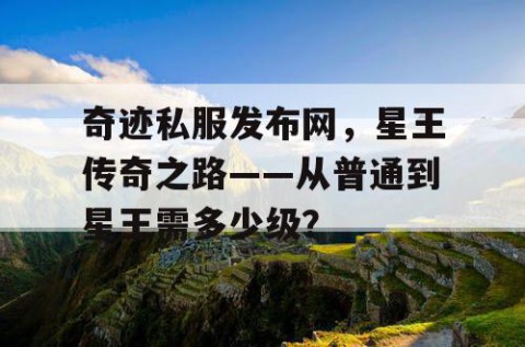 奇迹私服发布网，星王传奇之路——从普通到星王需多少级？