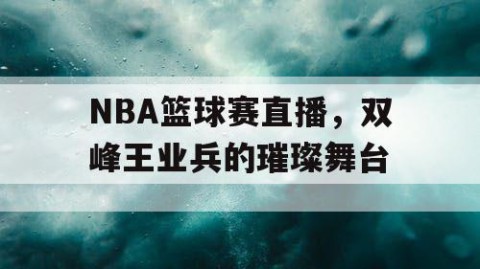 NBA篮球赛直播，双峰王业兵的璀璨舞台
