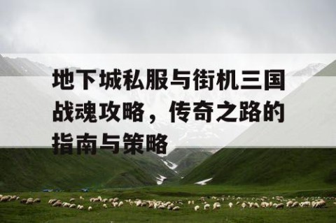 地下城私服与街机三国战魂攻略，传奇之路的指南与策略