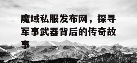 魔域私服发布网，探寻军事武器背后的传奇故事
