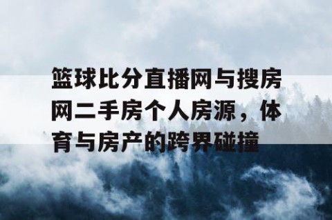 篮球比分直播网与搜房网二手房个人房源，体育与房产的跨界碰撞