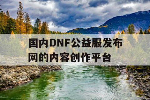 国内DNF公益服发布网的内容创作平台