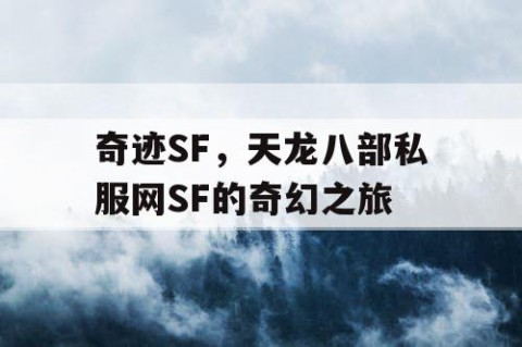 奇迹SF，天龙八部私服网SF的奇幻之旅