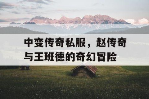 中变传奇私服,赵传奇与王班德的奇幻冒险