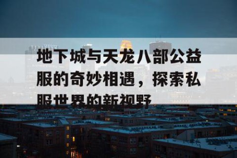地下城与天龙八部公益服的奇妙相遇，探索私服世界的新视野