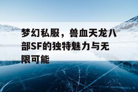 梦幻私服，兽血天龙八部SF的独特魅力与无限可能