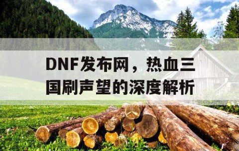 DNF发布网，热血三国刷声望的深度解析