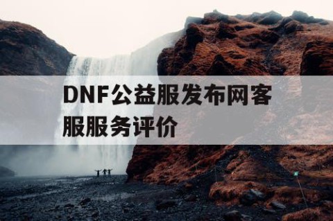 DNF公益服发布网客服服务评价