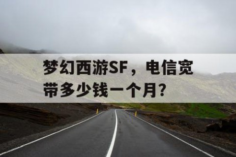 梦幻西游SF，电信宽带多少钱一个月？