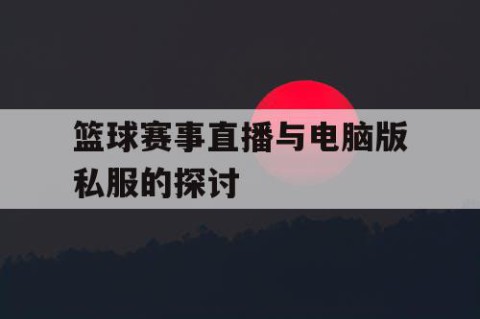 篮球赛事直播与电脑版私服的探讨