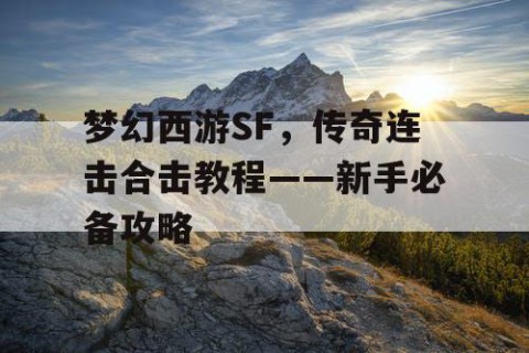梦幻西游SF，传奇连击合击教程——新手必备攻略