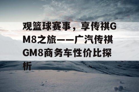 观篮球赛事，享传祺GM8之旅——广汽传祺GM8商务车性价比探析