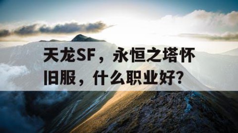 天龙SF，永恒之塔怀旧服，什么职业好？