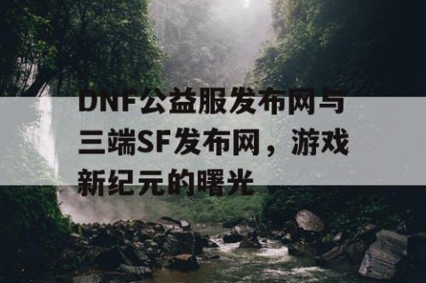 DNF公益服发布网与三端SF发布网，游戏新纪元的曙光