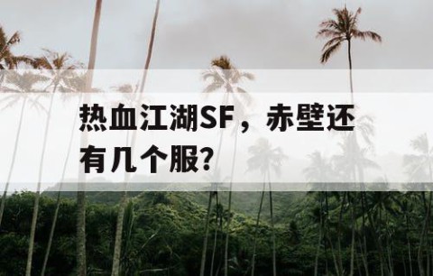 热血江湖SF，赤壁还有几个服？