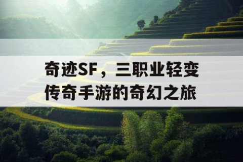 奇迹SF，三职业轻变传奇手游的奇幻之旅