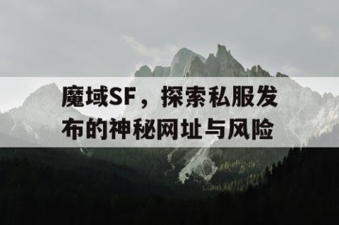 魔域SF，探索私服发布的神秘网址与风险