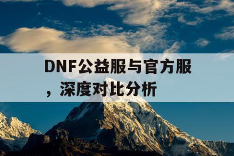 DNF公益服与官方服，深度对比分析