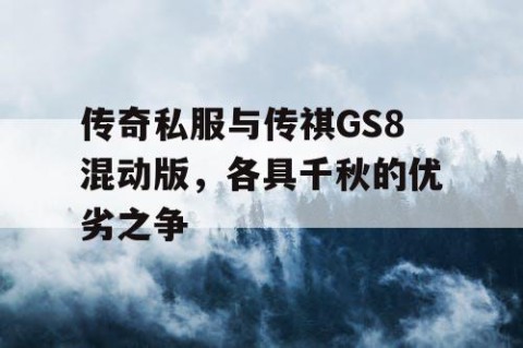 传奇私服与传祺GS8混动版，各具千秋的优劣之争