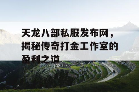 天龙八部私服发布网，揭秘传奇打金工作室的盈利之道