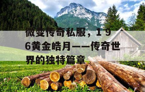 微变传奇私服,1 96黄金皓月——传奇世界的独特篇章