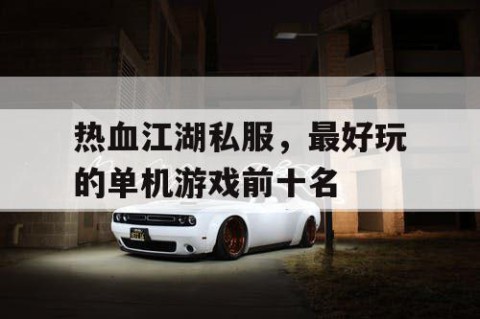 热血江湖私服，最好玩的单机游戏前十名